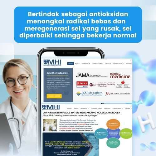 Penjelasan air hidrogen pada botol trifinity