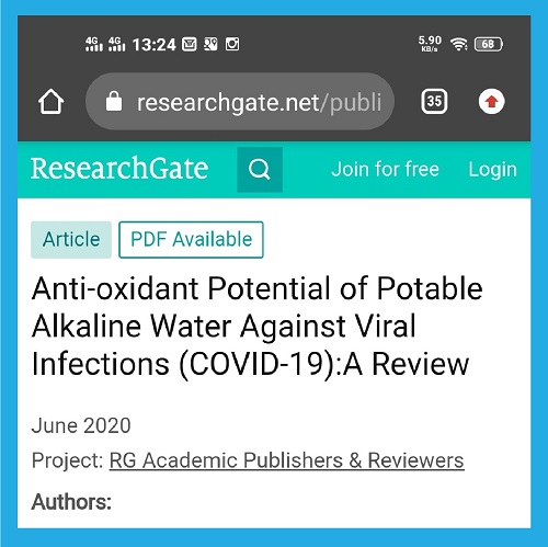 Artikel ilmiah alkali u Covid19