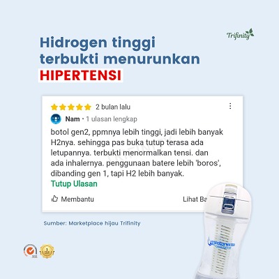 Testimoni kolesteerol asam urat hipertensi botol trifinity