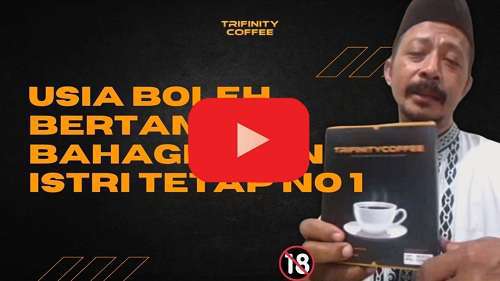 Kisah Kusmianto walau usia bertambah tetapi bisa membahagiakan istri tercinta dibantu kopi trifinity